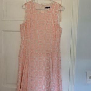 Tommy Hilfiger pink and white dress